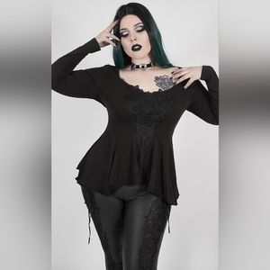 PUNK RAVE DAUNTED LONG SLEEVE TOP